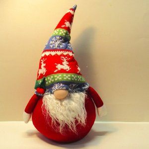 North Pole Trading Co. Fat Round  Santa Gnome NIB